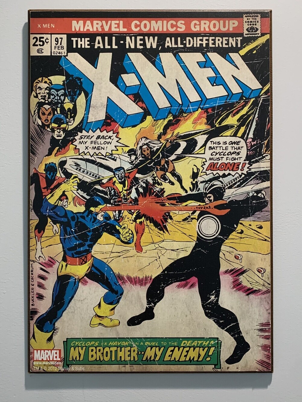 Marvel Comics Classic 1960's X-Men Hanging  Wall Decor Art Cyclops Fandom